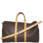 Louis Vuitton Keepall 50 Bandouliere Monogram Front with Strap