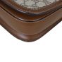 Gucci GG Supreme 1955 Horsebit Shoulder Bag Corner Closeup