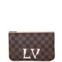 Louis Vuitton Double Zip Pochette Damier Ebene Front