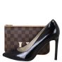 Louis Vuitton Double Zip Pochette Damier Ebene Shoe
