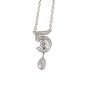 Chanel Eternal No.5 18k White Gold Diamond Necklace