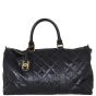Chanel Vintage Quilted Duffle Bag Front