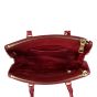 Prada Saffiano Lux Galleria Double Zip Tote Small Whole Interior