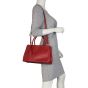 Prada Saffiano Lux Galleria Double Zip Tote Small Mannequin