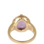 Bvlgari Parentesi 18k Rose Gold Amethyst Diamond Ring