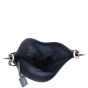 Saint Laurent Colour-Block Canvas and Leather Hobo Medium Whole Interior