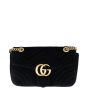 Gucci GG Marmont Small Velvet Shoulder Bag Front