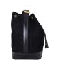 Saint Laurent All Over Bucket Bag Monogram Side