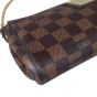 Louis Vuitton Eva Pochette Damier Ebene Corner Close Up