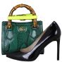 Gucci Diana Bamboo Top Handle Mini Tote Python Shoe
