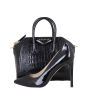 Givenchy Antigona Mini Croc Embossed Shoe