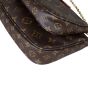 Louis Vuitton Multi Pochette Accessories Monogram (with pink strap included) Corner Close Up
