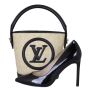 Louis Vuitton Petit Bucket Knitted Raffia Shoe
