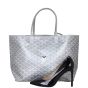 Goyard St Louis PM Limited Edition Silver Goyardine Shoe