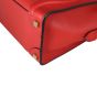 Celine Mini Luggage Tote (red) Corner Close Up