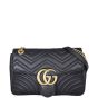 Gucci GG Marmont Matelasse Medium Shoulder Bag Front With Strap