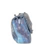 Chanel Classic Single Flap Medium Sequin Waterfalls Side