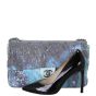 Chanel Classic Single Flap Medium Sequin Waterfalls Shoe