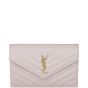 Saint Laurent Cassandre Envelope Chain Wallet Front