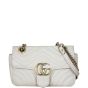 Gucci GG Marmont Matelasse Mini Shoulder Bag Front With Chain