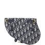 Dior Saddle Oblique Belt Bag with Embroidered Strap Back