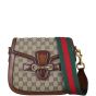 Gucci Original GG Lady Web Shoulder Bag Front With Strap