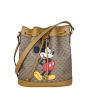 Gucci x Disney Mini GG Supreme Bucket Bag Front with Strap