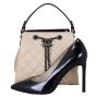 Chanel CC Quilted Bucket Bag Shoe