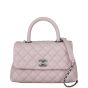 Chanel Coco Top Handle Mini Bag Front With Strap