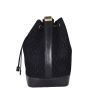 Saint Laurent All Over Bucket Bag Monogram Side