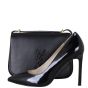 Saint Laurent Spontini Leather Saddle Bag Shoe