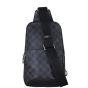 Louis Vuitton Avenue Sling Bag Damier Graphite Front With Strap