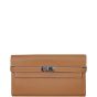 Hermes Kelly Classic Long Wallet Epsom Front
