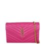 Saint Laurent Cassandre Chain Wallet Front With Chain