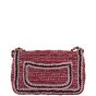 Chanel Tweed Braid Flap Bag Mini Rectangular Back