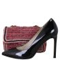 Chanel Tweed Braid Flap Bag Mini Rectangular Shoe
