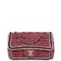 Chanel Tweed Braid Flap Bag Mini Rectangular Front