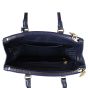 Prada Saffiano Lux Galleria Double Zip Tote Mini Whole Interior