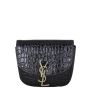 Saint Laurent Kaia Crossbody Small Croc-Embossed Front