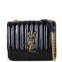 Saint Laurent Vicky Large Patent Front With Chain