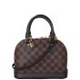 Louis Vuitton Alma BB Damier Ebene Front With Strap