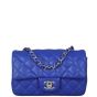 Chanel Classic Flap Mini Rectangular Bag Front With Chain