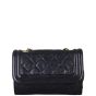 Chanel Vintage Quilted Flap Bag Front