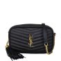 Saint Laurent Lou Mini Camera Bag Front With Strap