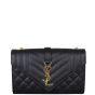Saint Laurent Monogram Mix Matelasse Envelope Chain Bag Medium Front