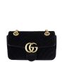 Gucci Marmont Velvet Mini Shoulder Bag Front