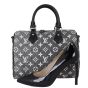 Louis Vuitton Speedy 25 Bandouliere Monogram Denim Shoe
