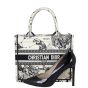Dior Book Tote Small Toile de Jouy Zodiac Shoe