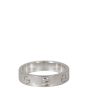 Cartier Love Wedding Band 18k White Gold 1 Diamond