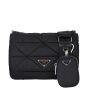 Prada Re-Nylon Padded Shoulder Bag Front With Strap